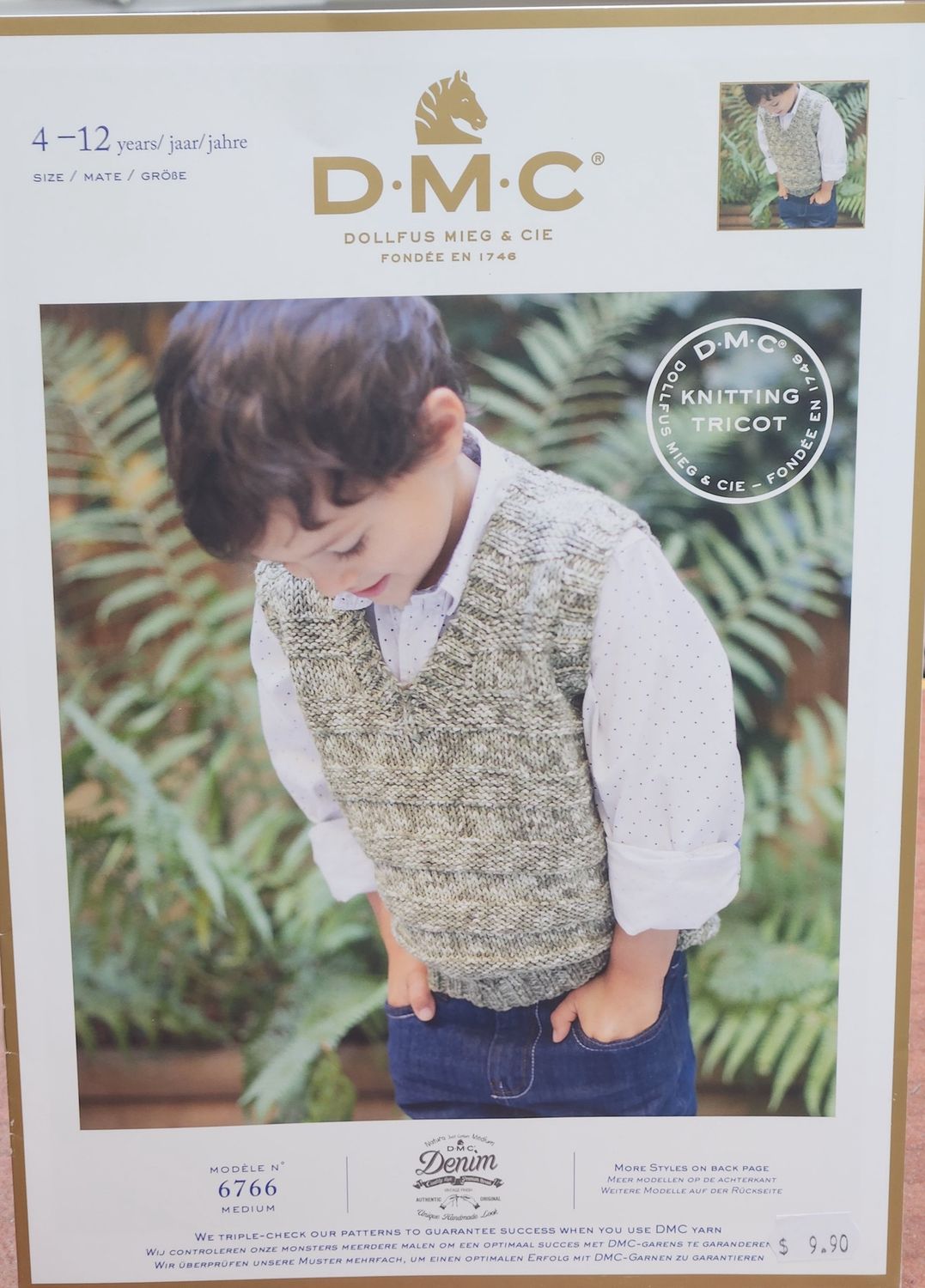 Dmc denim cotton pattern