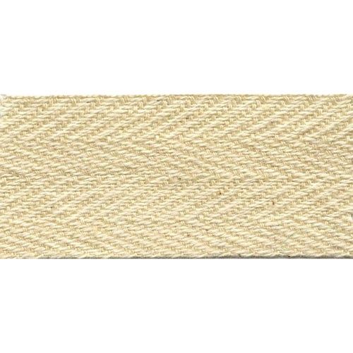 Poly/Cotton Tape 25mm Black Per Metre