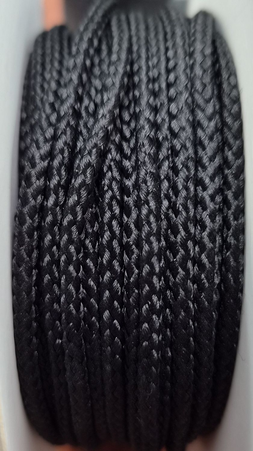 Braided Cord 4mm, Priced Per Metre