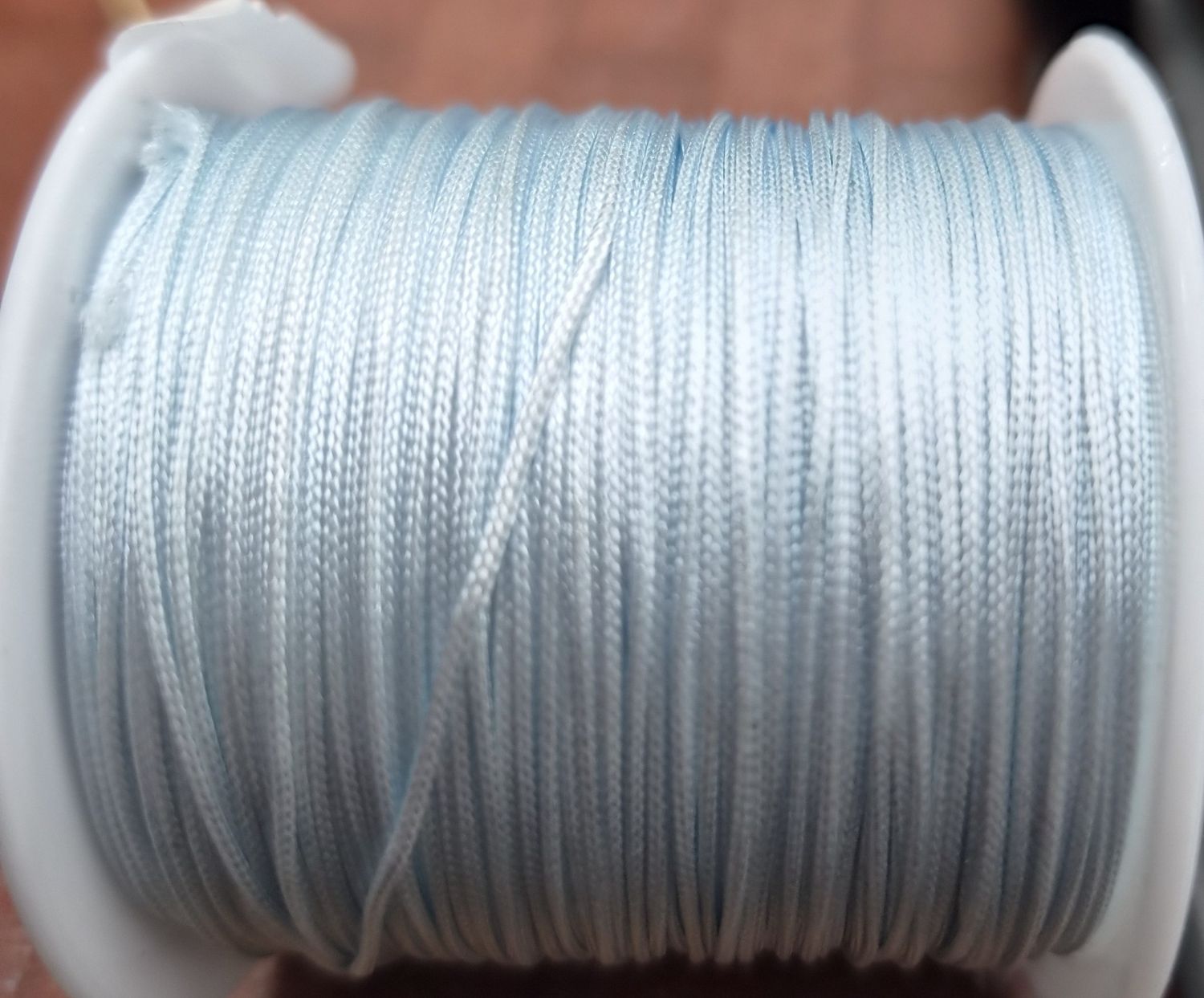 Jewellery Cord Pastel Baby Blue 0.8mm - Nylon Per Metre