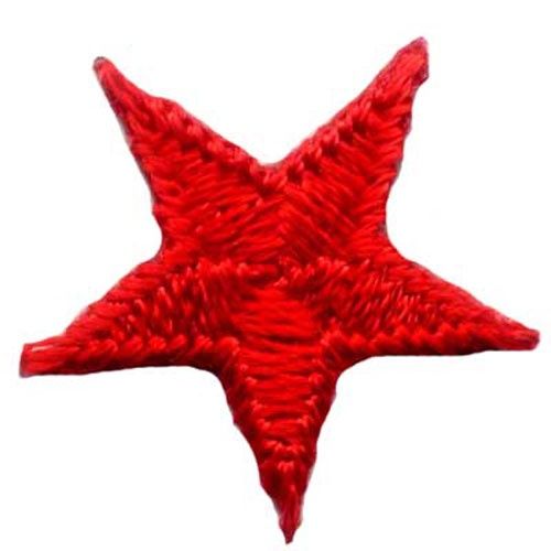 Iron on Motif Red Star