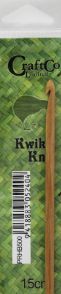 Kwik Knit Bamboo Crochet Hook 4mm 15cm Long