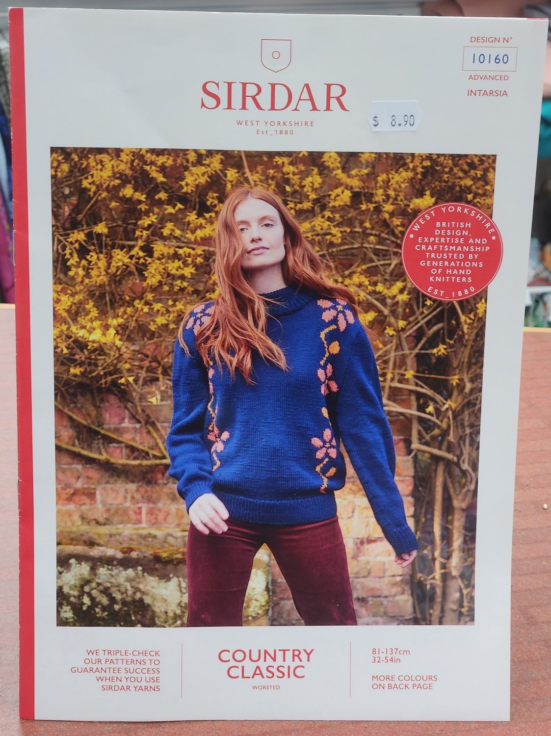 Sirdar Pattern - Sweater Design No. 10160