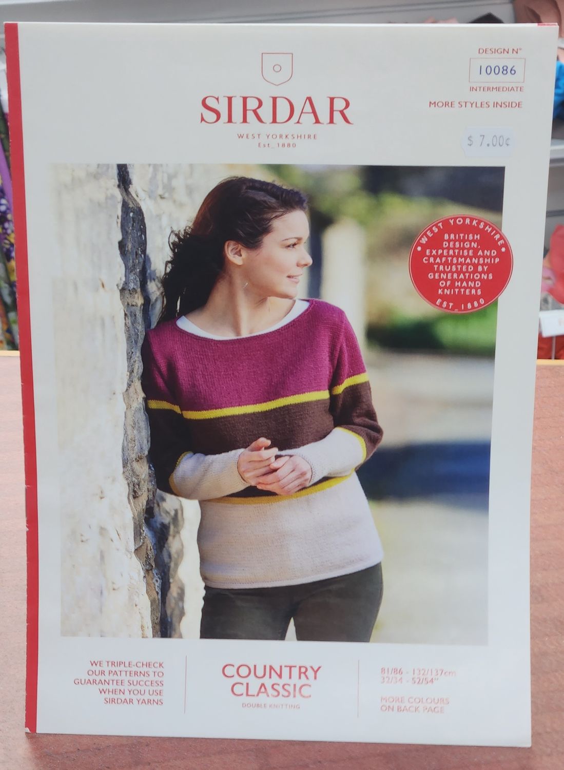 Three Colour Sweater Design No. 10086