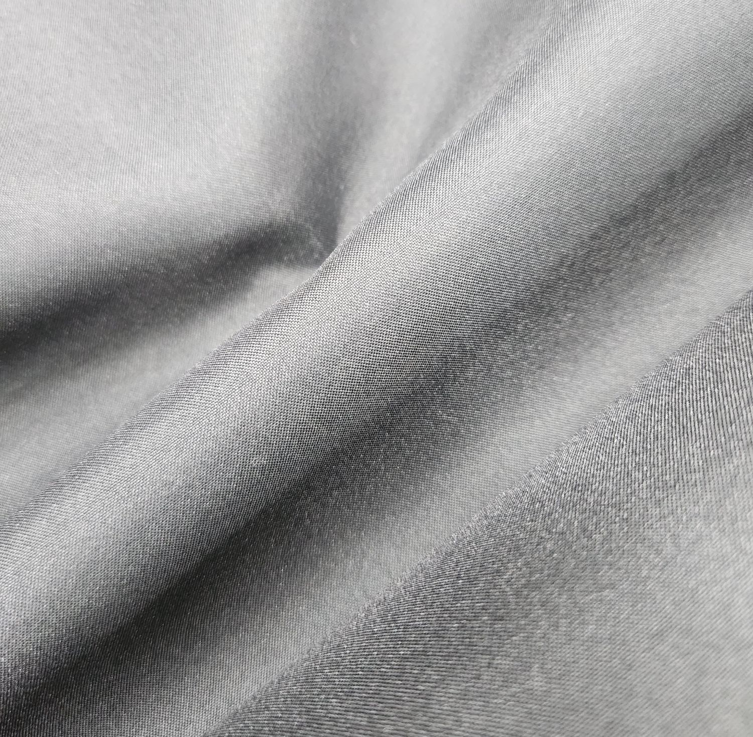 Pongee Black Lining - 124cm Wide, Cut Per Metre