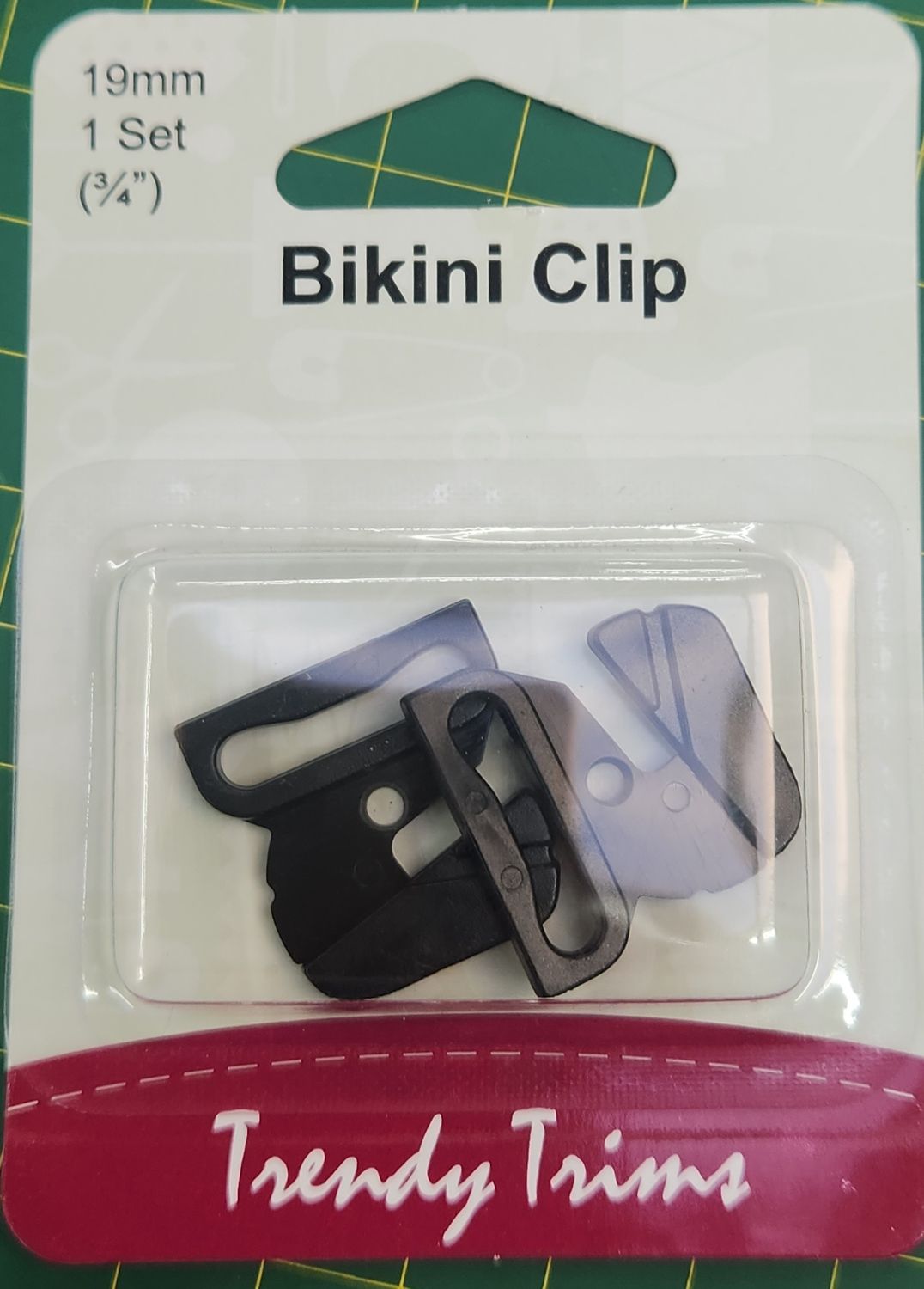 Bikini Clip 1 Set 19mm