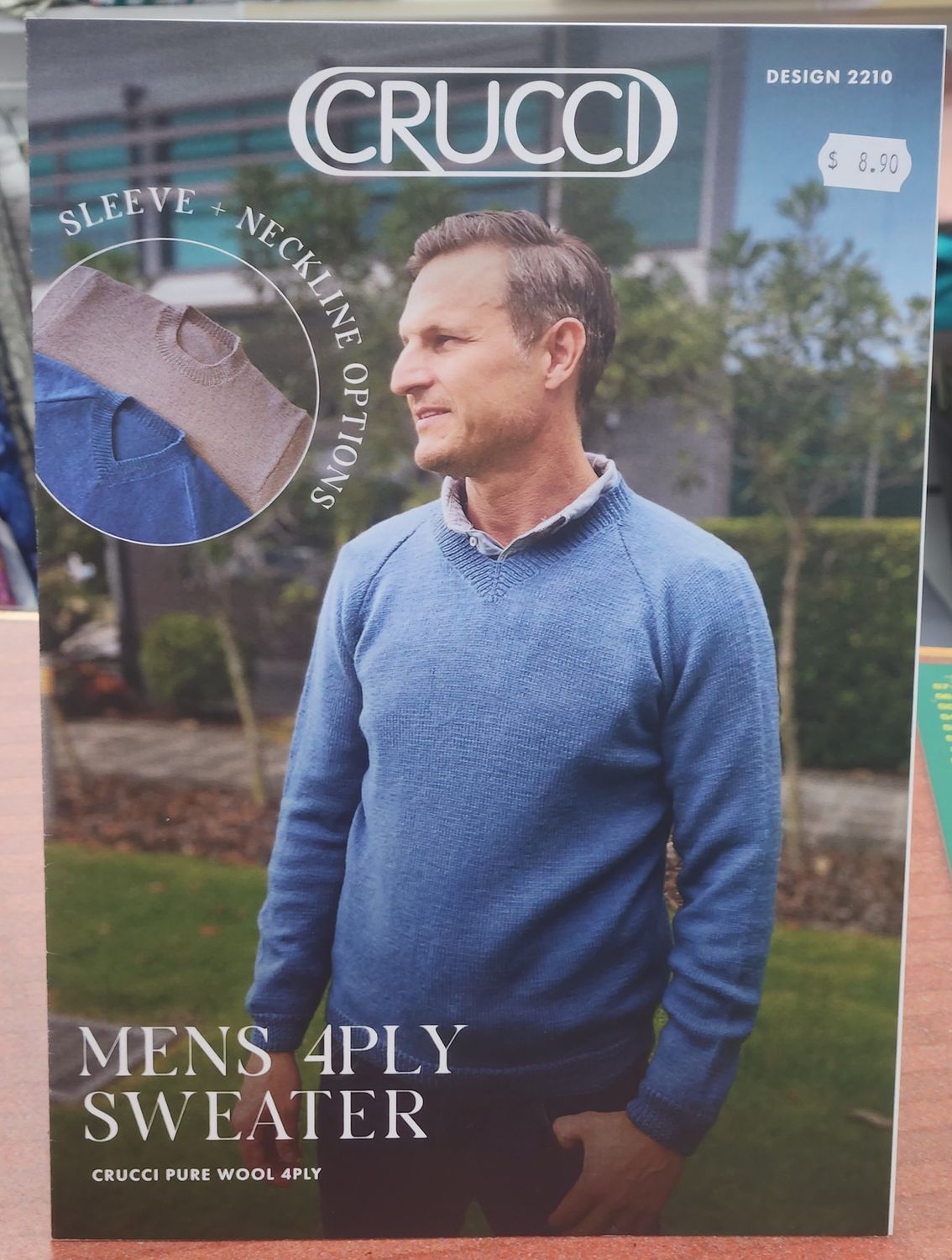 Crucci Mens 4ply Sweater Pattern