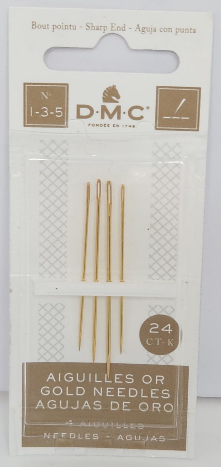 DMC - Embroidery Sharp Needle Pack Size 1,3 &amp; 5