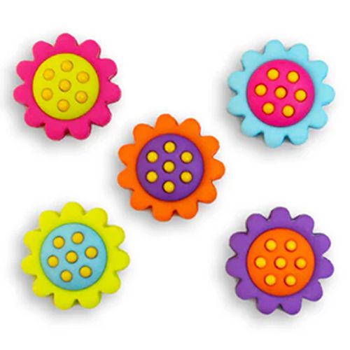 Creative Button Pack - Bubblegum Blooms