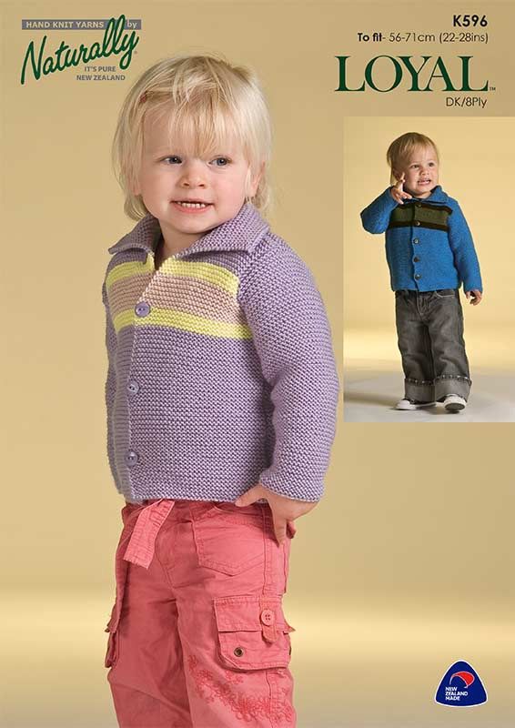 Garter Stitch Jacket K596