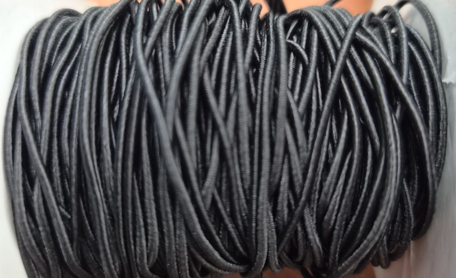 Jewellery Elastic Per Metre Black, Priced Per Metre