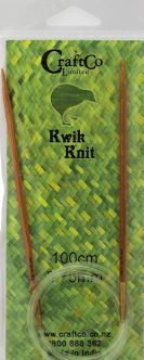 Kwik Knit Fixed Circular Needles 100cm 3.50mm
