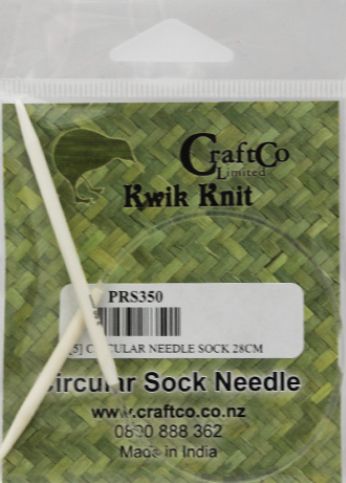Kwik Knit Fixed Circular Sock Needle 28cm 2.75mm