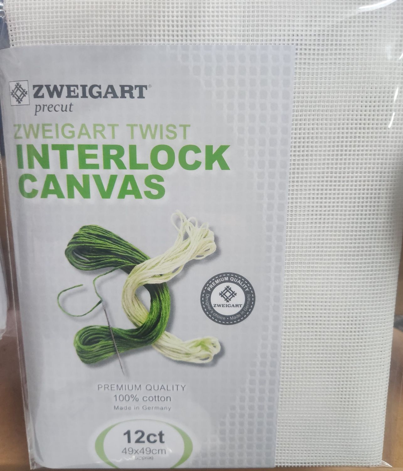 Zweigart Interlock Twist 12 Count Canvas Fat Quarter