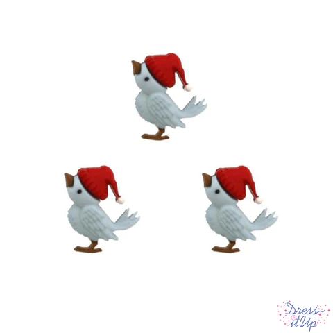 Creative Button Pack - Snow Bird