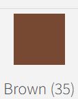 Nylon Webbing Colour Brown 25mm Wide, Cut Per Metre