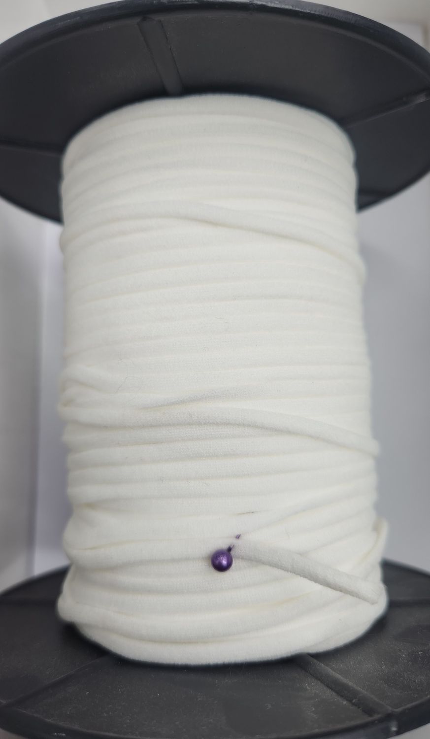 White Soft Tubular Elastic 4mm Cut Per Metre