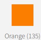 Orange Satin Bias Binding, Priced per Metre