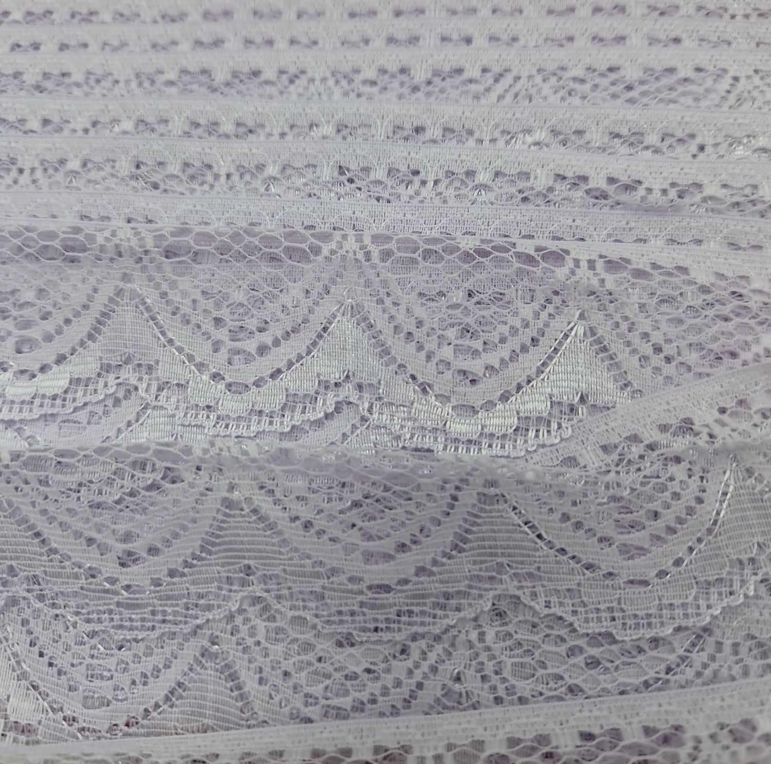 Mermaid Lace Mauve 40mm Wide, Price per Metre