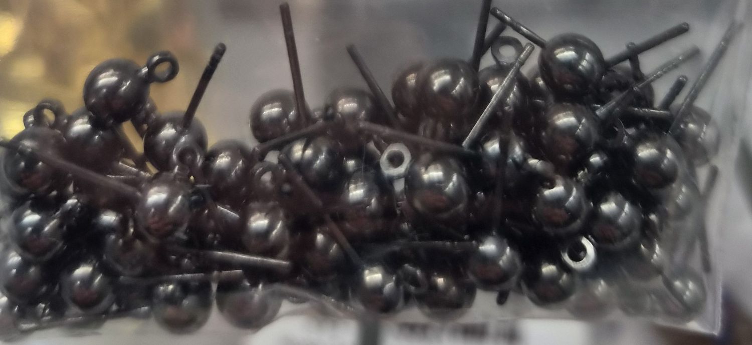Nickel Ball Earring Studs (Each)