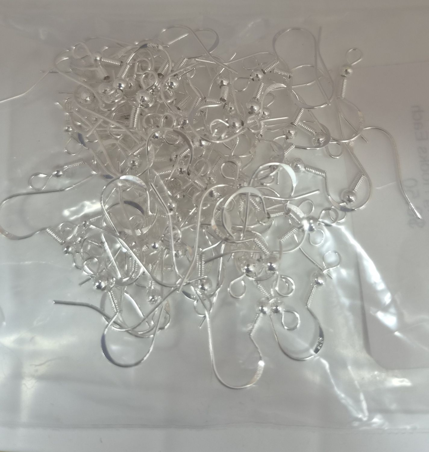 Silver Earring Hooks Each