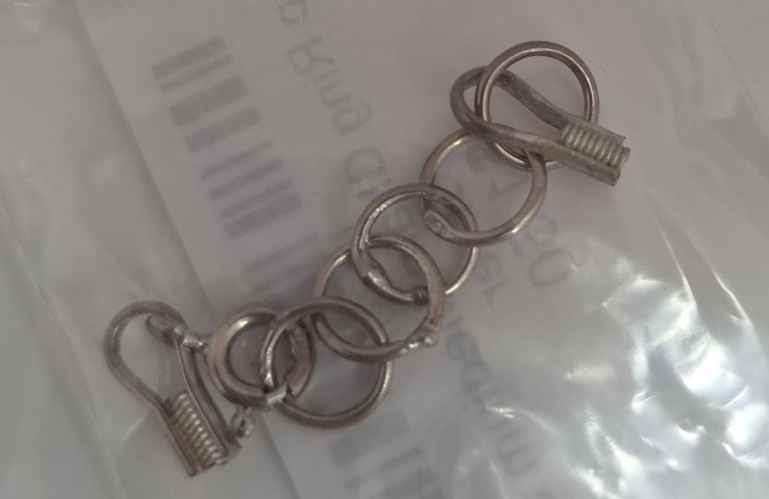 Jump Ring Chain Medium Stirling Silver
