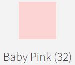 Dress Zip Baby Pink 15cm