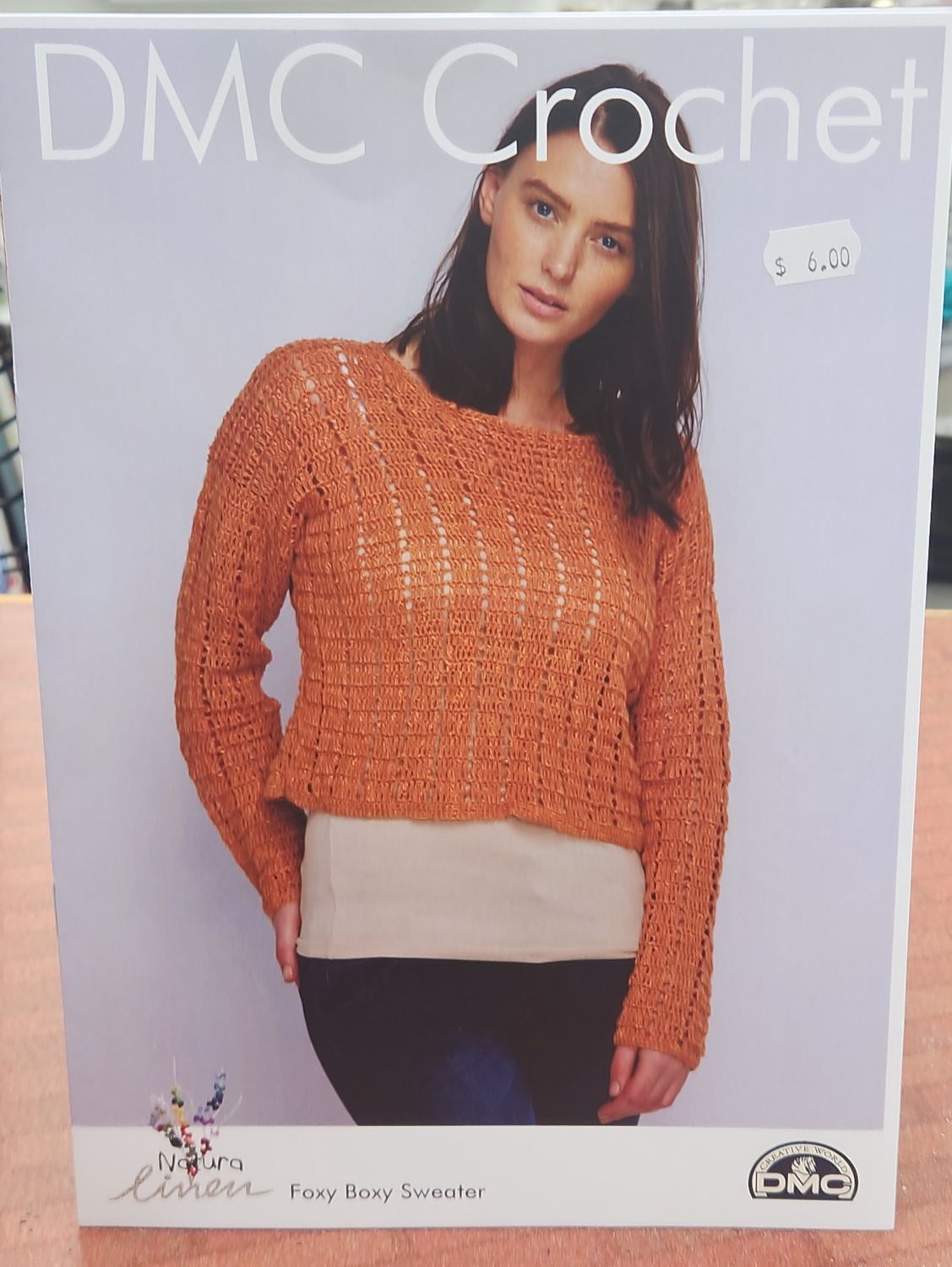 DMC Foxy Boxy Sweater for Natura Linen