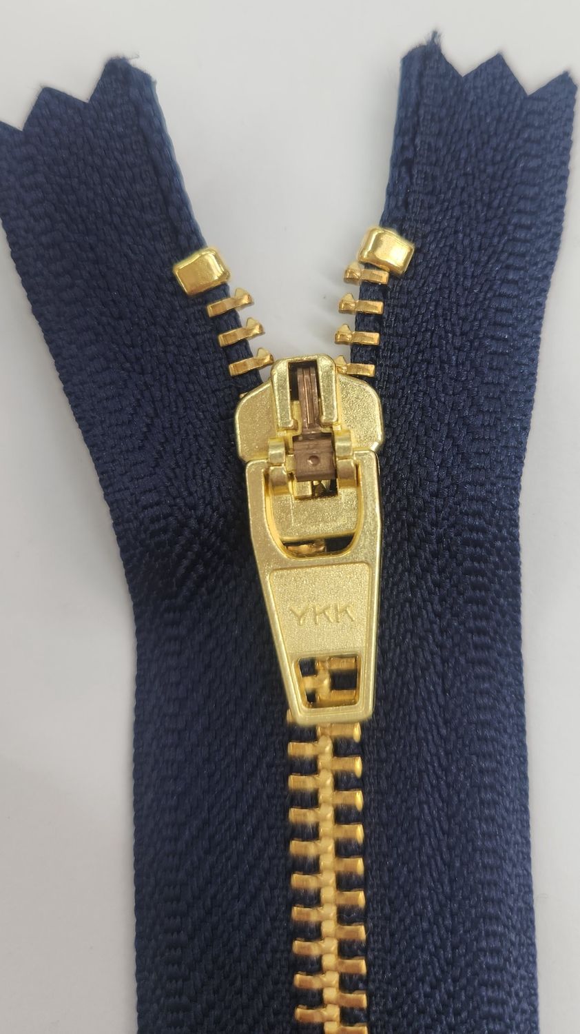 Metal Close Ended Zip 70cm Navy