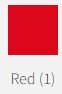 Chunky Zip 55cm Red