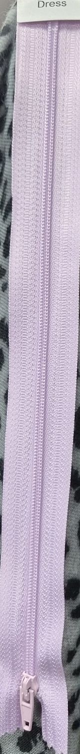 Dress Zip - Lilac 25cm
