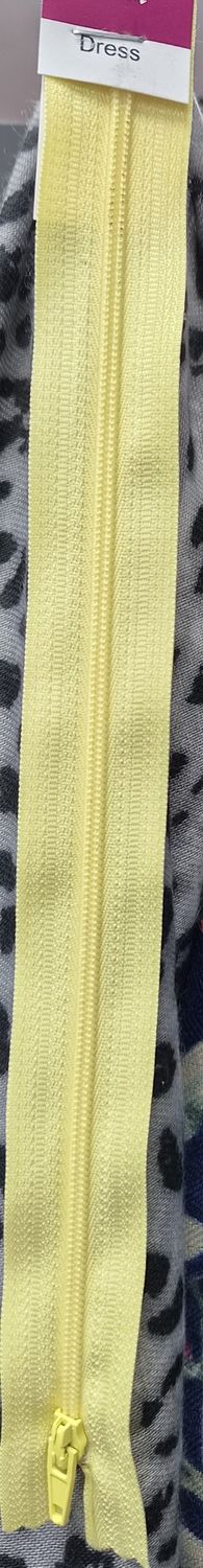 Dress Zip - Lemon 25cm