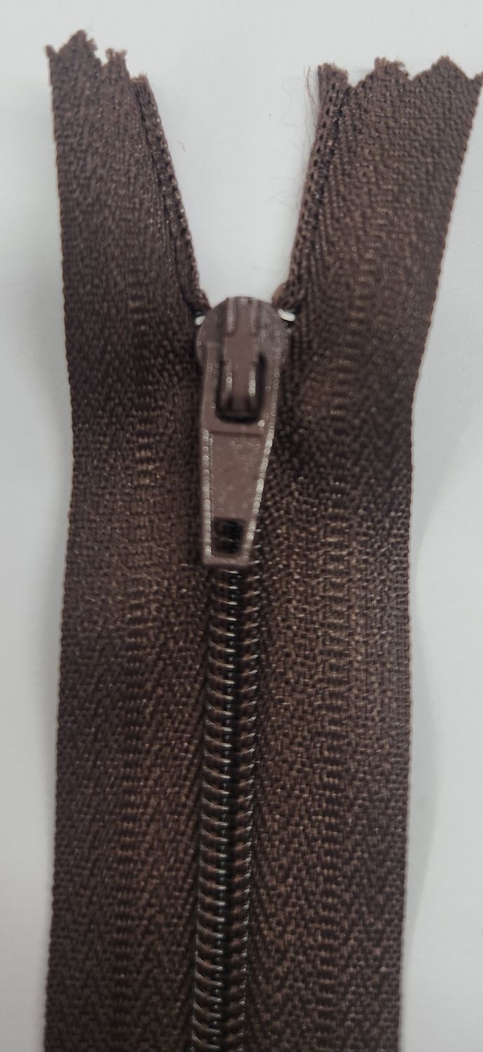 Dress Zip - Dark Brown 50cm