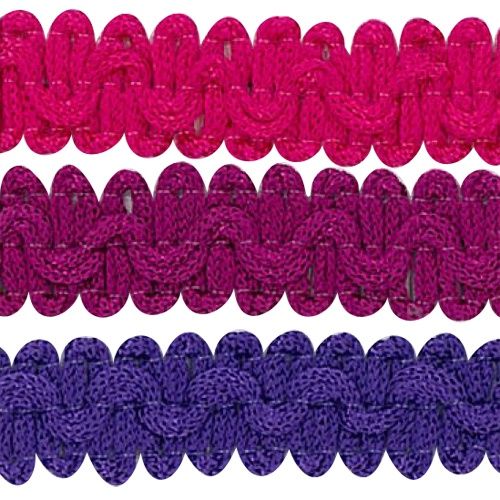 TB16 Gimp Braid Trim Bordeaux Per Metre