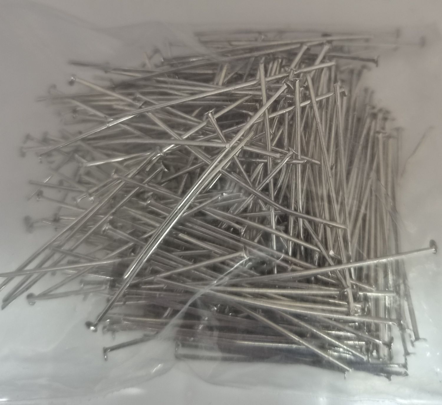 Flat Head Pins 40mm Each