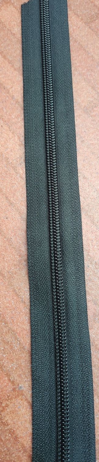 Zip - Bulk Continuous Per Metre - Black 