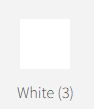 Chunky Zip 75cm White