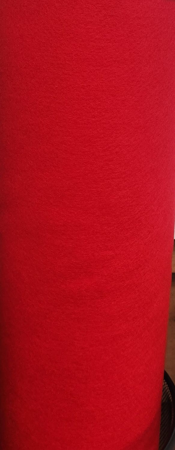 Taylors Felt - Red - Width 94cm - Cut per Metre