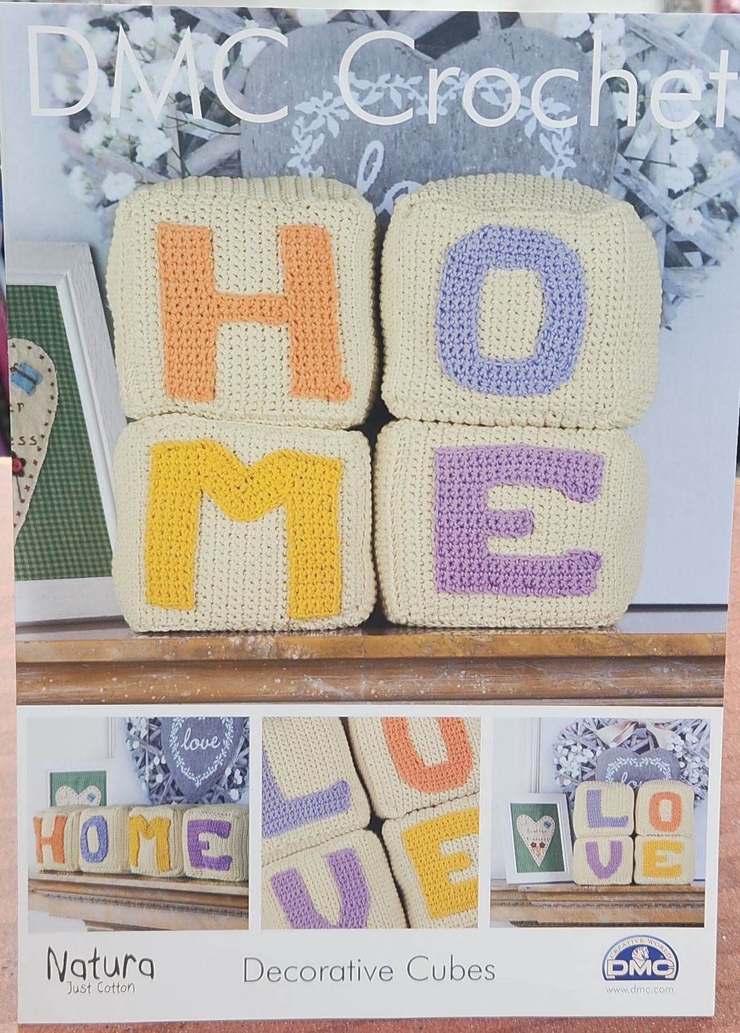 Dmc crochet pattern decorative cubes