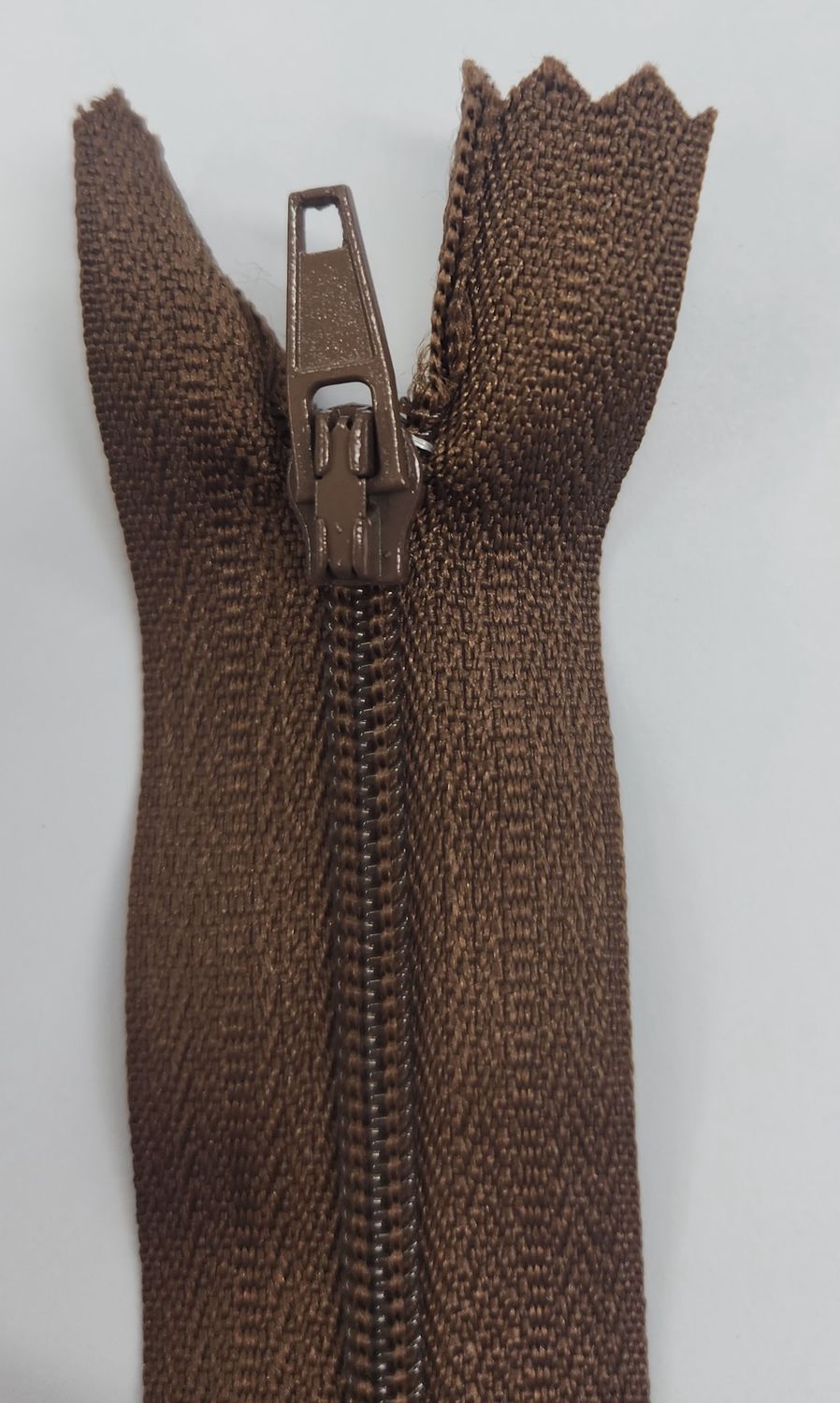 Dress Zip - 45cm Mid Brown