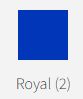 Dress Zip Royal Blue 30cm