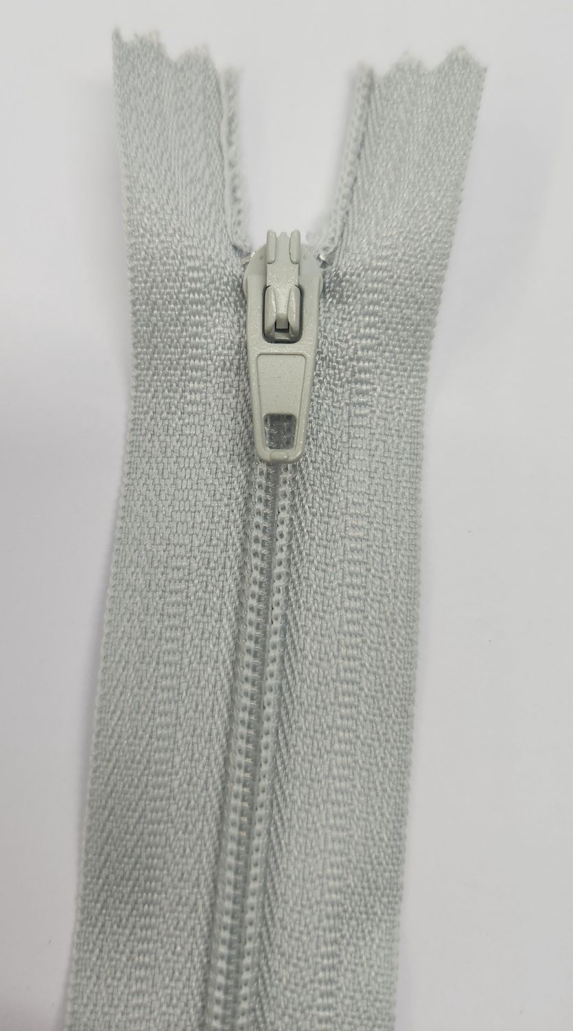 Dress Zip 50cm Silver