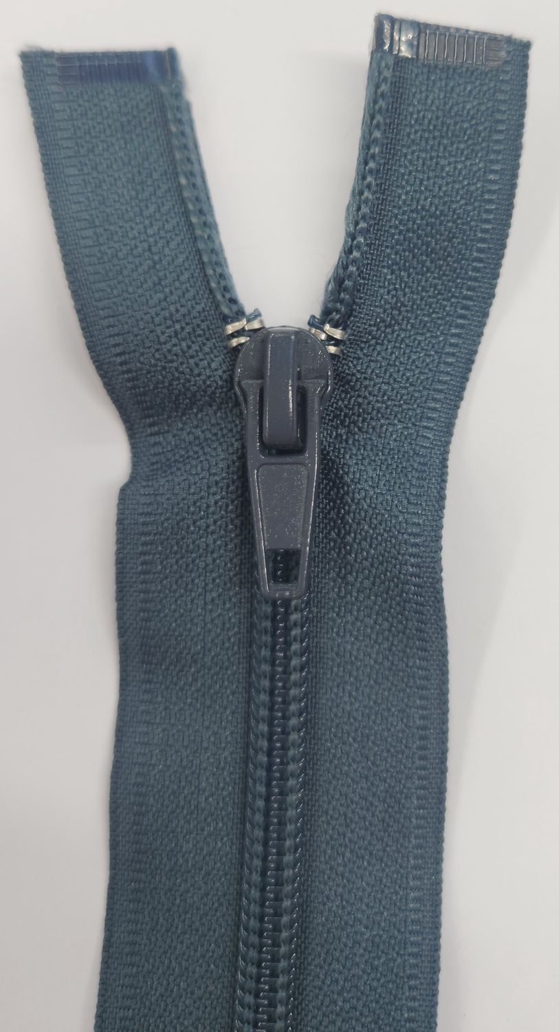 Open Ended Zip - Grey  40cm