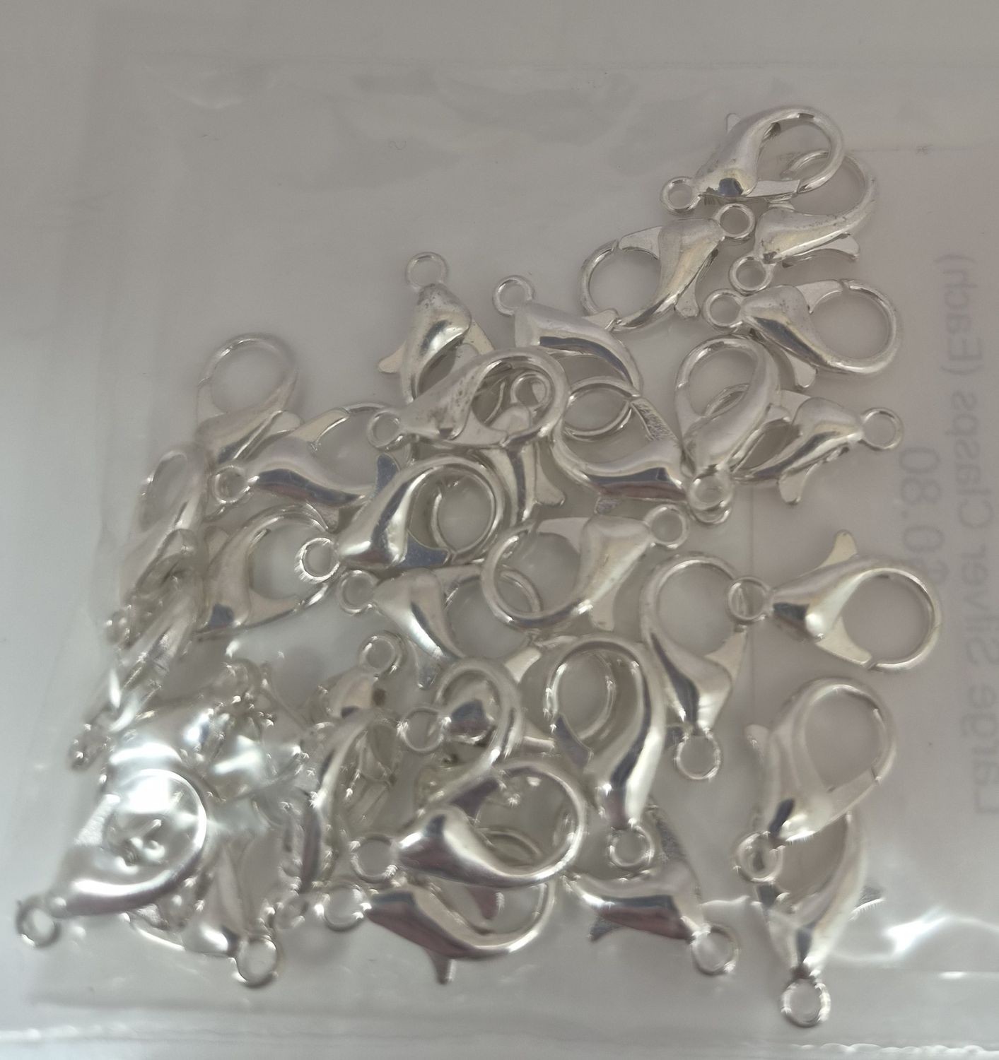Large Silver Clasps (Each)