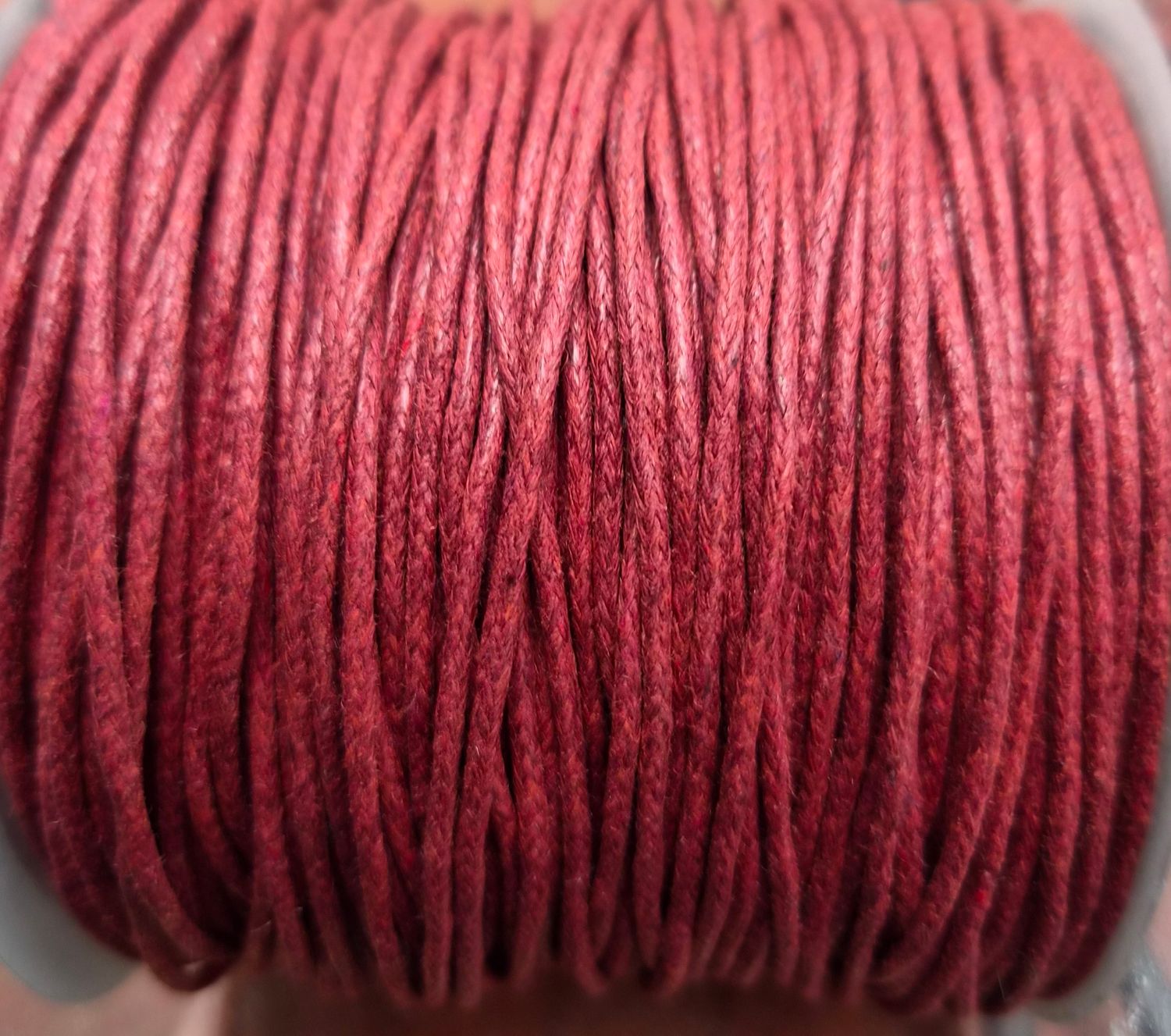 Waxed String Red, Priced Per Metre