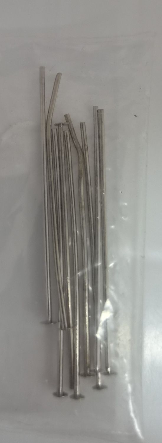 Flat Head Pins Medium Each