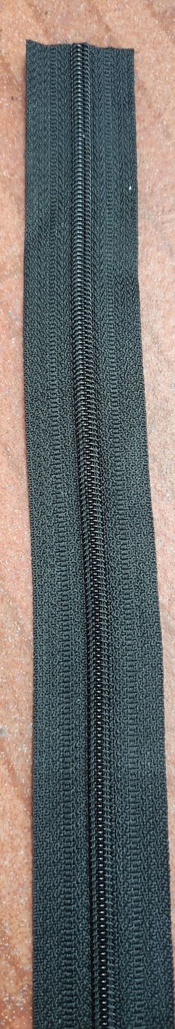 Zip - Continuous 4.5mm Black Per Metre