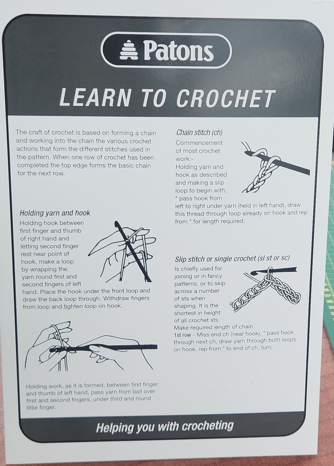 Learn to Crochet Pamphlet
