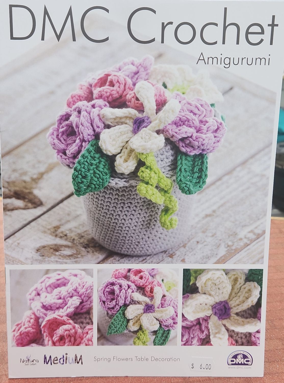 Dmc medium Crochet Amigurumi Spring Flowers