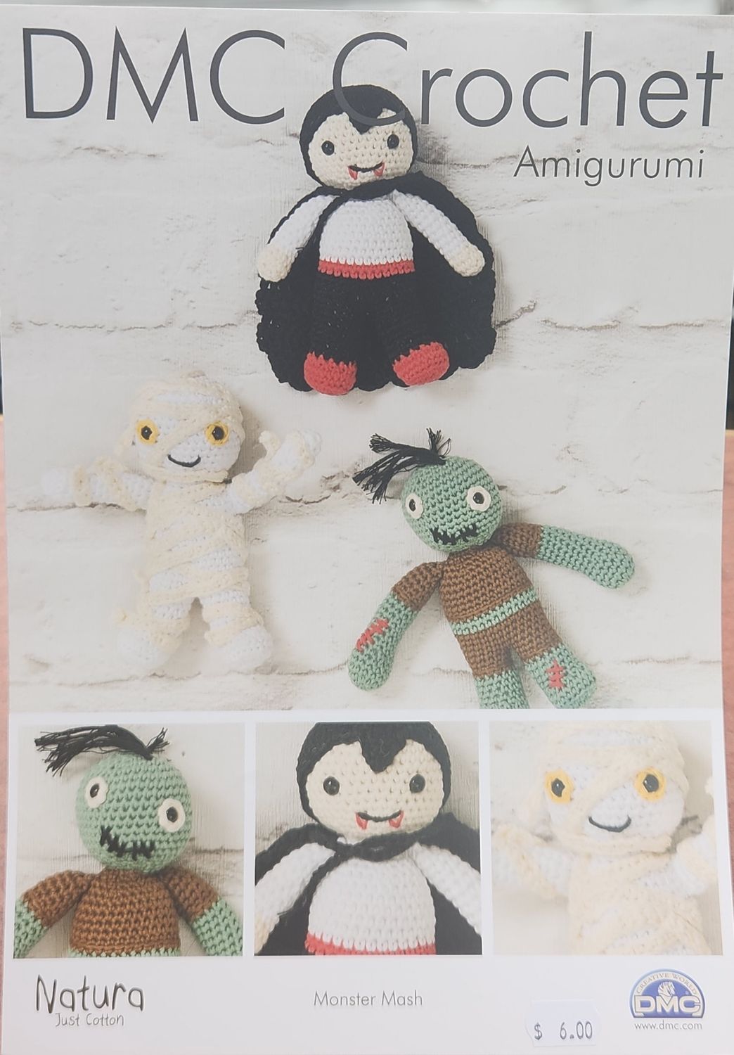 Dmc crochet pattern monster mash